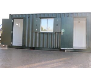 20'X8' CONTAINER CONVERSION WITH SEPERATE TOILET