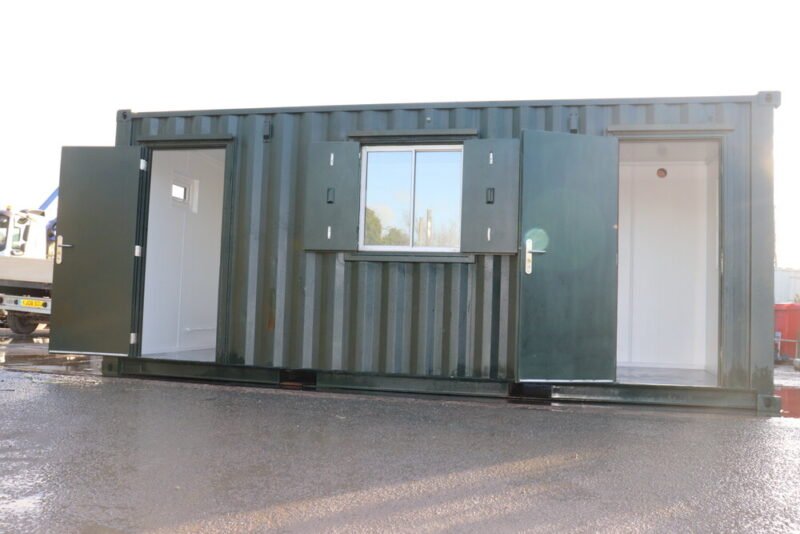 20'X8' CONTAINER CONVERSION WITH SEPERATE TOILET