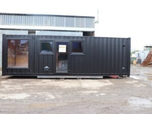 28FT converted container with Kitchen & Fixed Bed Maintenance Room