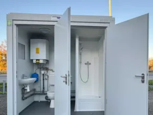 Container Portable Toilet & Shower. 8x5 ft
