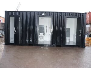 Three Bay Toilet Block Container Conversion 20' x 8'
